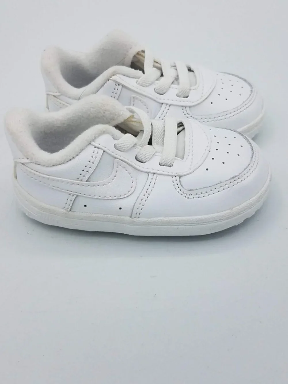 Nike Force 1 Crib Baby Bootie Shoes White Infant 4C Air Force 1 White CK2201-100
